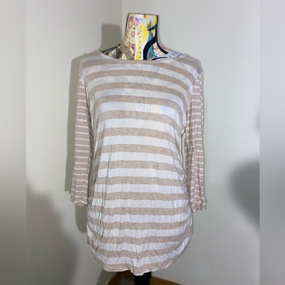Jessica Simpson maternity striped long sleeve. Size: L.